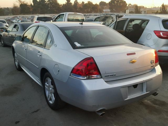 2G1WB5E36G1104746 - 2016 CHEVROLET IMPALA LIM SILVER photo 3