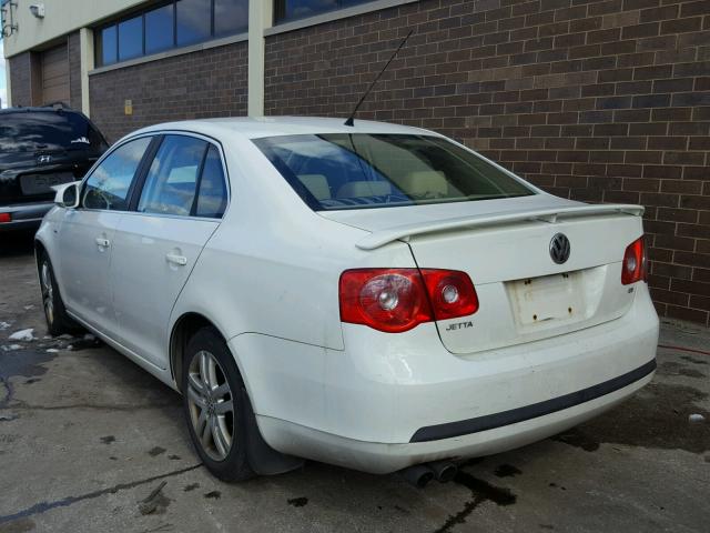 3VWEF71K27M181264 - 2007 VOLKSWAGEN JETTA WOLF WHITE photo 3