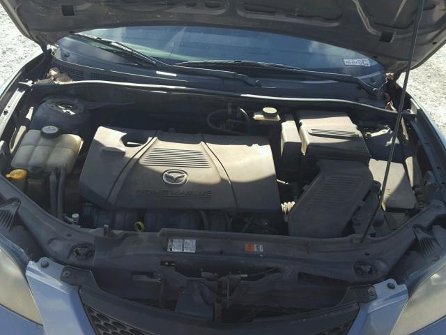 JM1BK12F251348569 - 2005 MAZDA 3 I GRAY photo 7