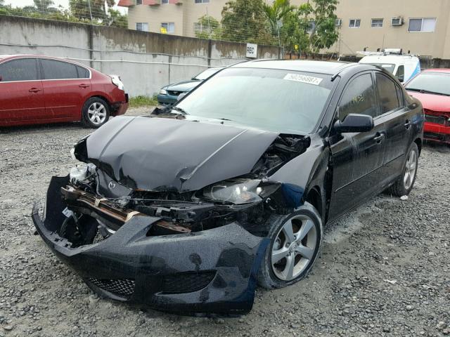 JM1BK32F961509304 - 2006 MAZDA 3 I BLACK photo 2