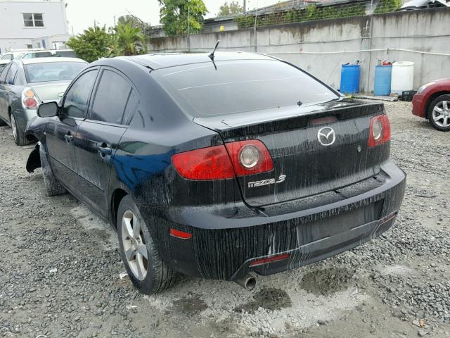 JM1BK32F961509304 - 2006 MAZDA 3 I BLACK photo 3