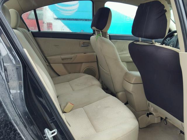 JM1BK32F961509304 - 2006 MAZDA 3 I BLACK photo 6