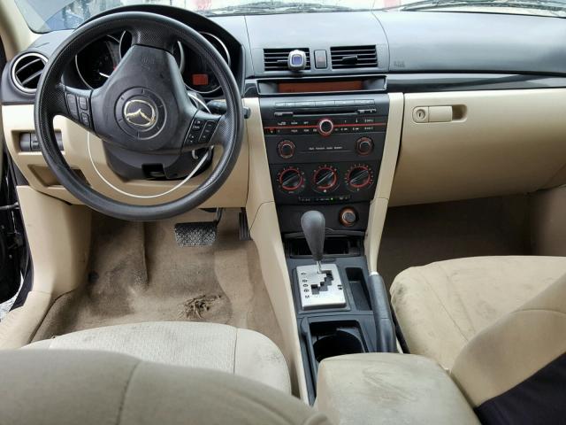 JM1BK32F961509304 - 2006 MAZDA 3 I BLACK photo 9