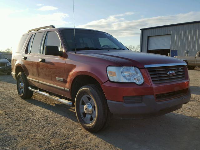 1FMEU62EX6UA26219 - 2006 FORD EXPLORER X RED photo 1