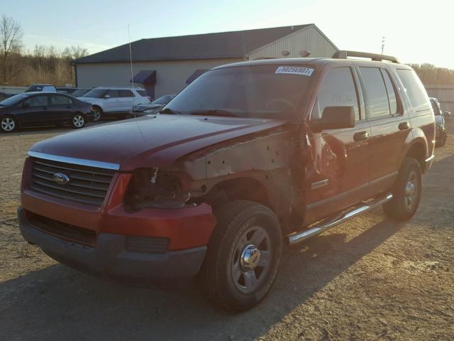 1FMEU62EX6UA26219 - 2006 FORD EXPLORER X RED photo 2