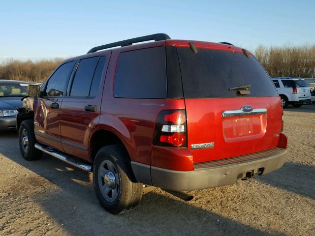 1FMEU62EX6UA26219 - 2006 FORD EXPLORER X RED photo 3