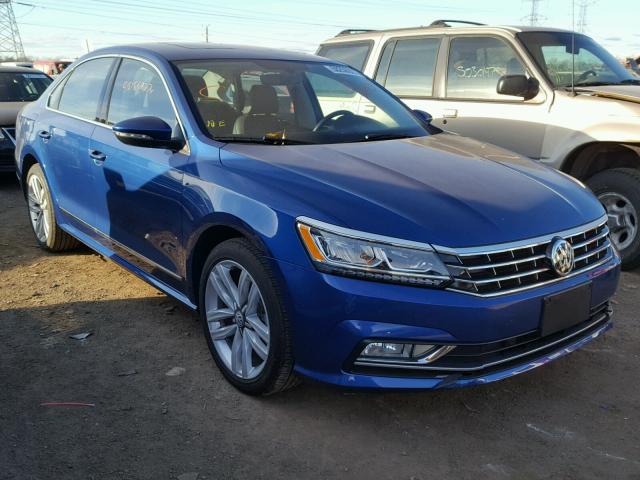 1VWGT7A30HC022384 - 2017 VOLKSWAGEN PASSAT SE BLUE photo 1