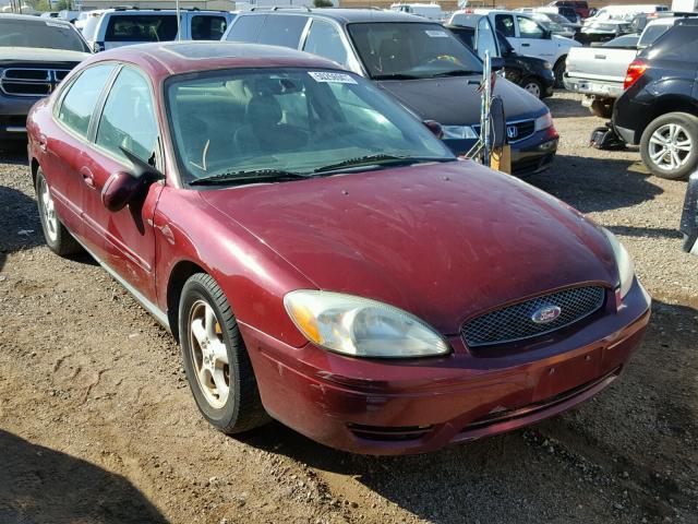 1FAHP55U54A127498 - 2004 FORD TAURUS SES MAROON photo 1