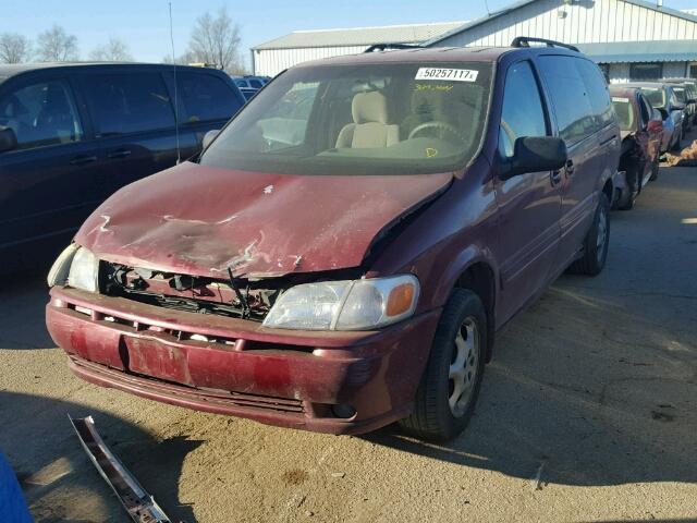 1GHDX03E54D214060 - 2004 OLDSMOBILE SILHOUETTE MAROON photo 2