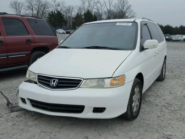 2HKRL18962H523679 - 2002 HONDA ODYSSEY EX WHITE photo 2