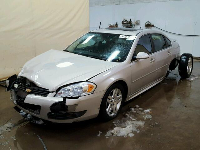 2G1WB5EKXB1325248 - 2011 CHEVROLET IMPALA LT TAN photo 2