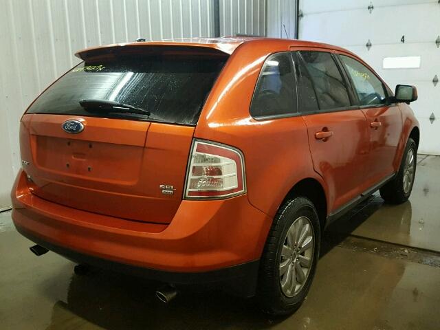 2FMDK49C07BA96796 - 2007 FORD EDGE SEL P ORANGE photo 4