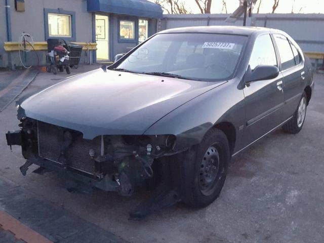 1N4DL01D71C190203 - 2001 NISSAN ALTIMA XE GREEN photo 2