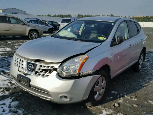 JN8AS58V08W405638 - 2008 NISSAN ROGUE S SILVER photo 2