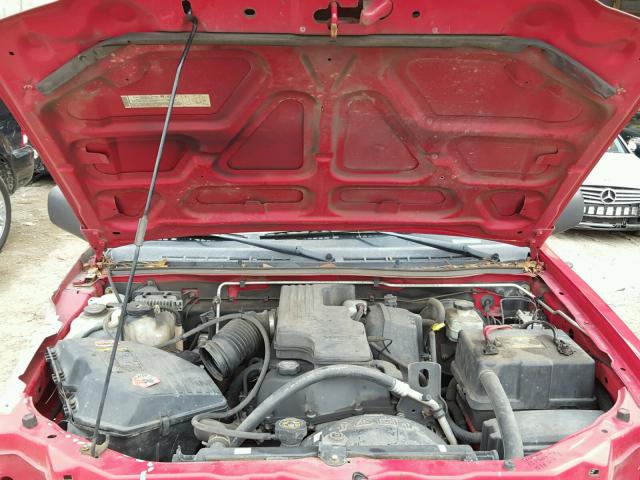 1GCCS138858239285 - 2005 CHEVROLET COLORADO RED photo 7