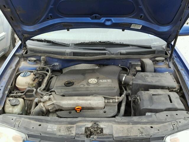 3VWSE69M94M143581 - 2004 VOLKSWAGEN JETTA GLS BLUE photo 7