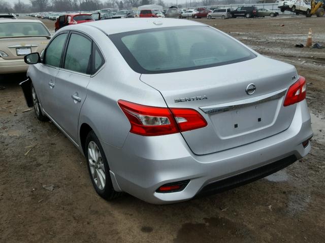 3N1AB7AP7GY302973 - 2016 NISSAN SENTRA S SILVER photo 3