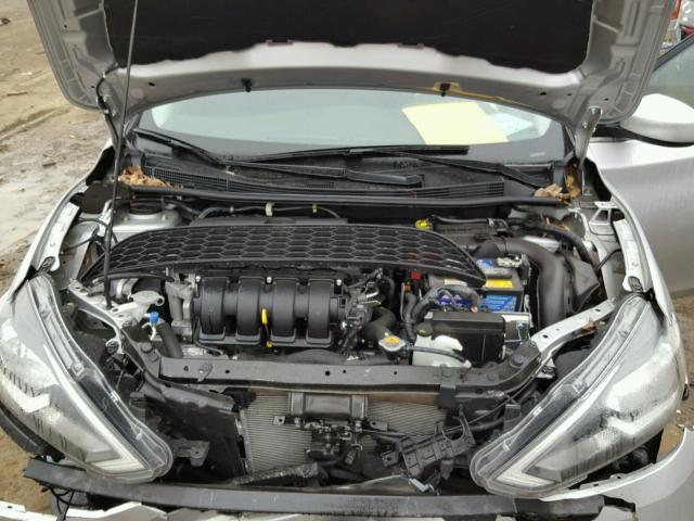 3N1AB7AP7GY302973 - 2016 NISSAN SENTRA S SILVER photo 7