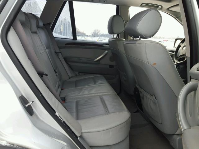 5UXFA53542LP31056 - 2002 BMW X5 3.0I SILVER photo 6