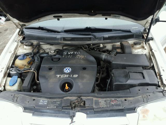 3VWSP69M82M110059 - 2002 VOLKSWAGEN JETTA GLS WHITE photo 7