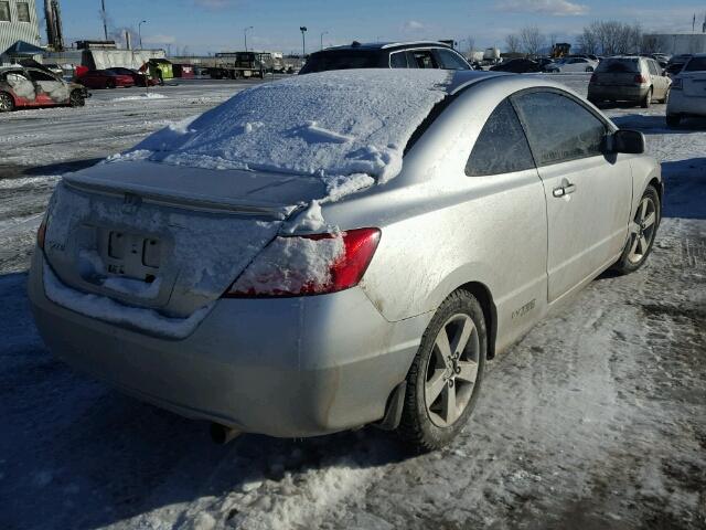 2HGFG11866H007184 - 2006 HONDA CIVIC EX SILVER photo 4