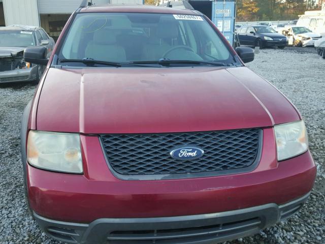 1FMZK01116GA11447 - 2006 FORD FREESTYLE RED photo 9