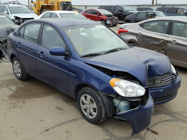 KMHCN4AC1AU424839 - 2010 HYUNDAI ACCENT GLS BLUE photo 1