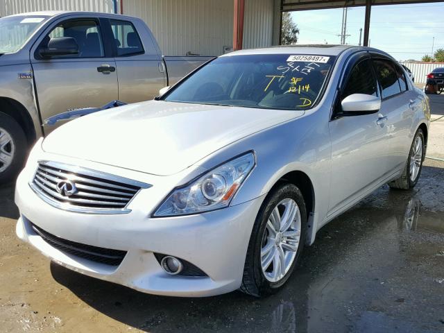 JN1CV6AP9CM936888 - 2012 INFINITI G37 BASE SILVER photo 2