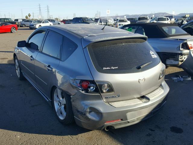 JM1BK343051233497 - 2005 MAZDA 3 HATCHBAC GRAY photo 3