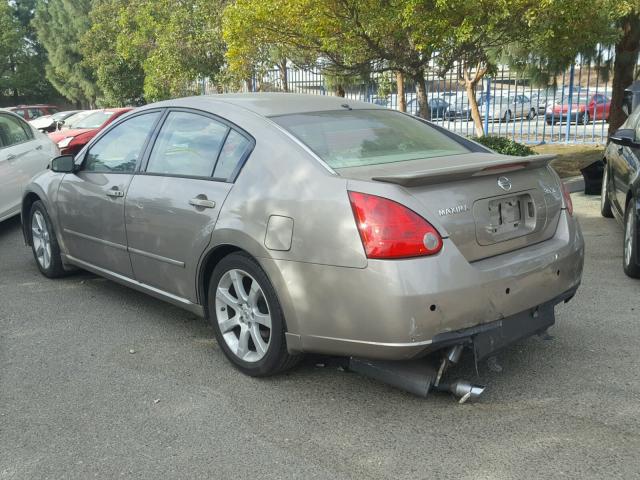 1N4BA41E97C827615 - 2007 NISSAN MAXIMA SE BROWN photo 3