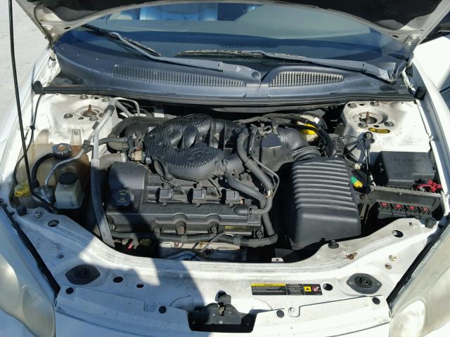 1C3EL65R24N414384 - 2004 CHRYSLER SEBRING LI WHITE photo 7