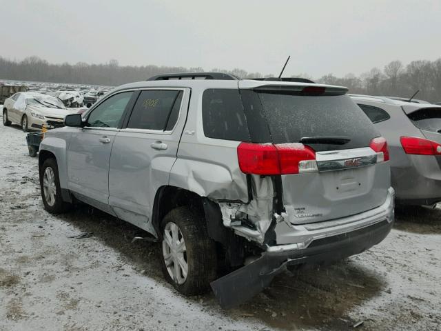 2GKALNEK4H6108597 - 2017 GMC TERRAIN SL SILVER photo 3