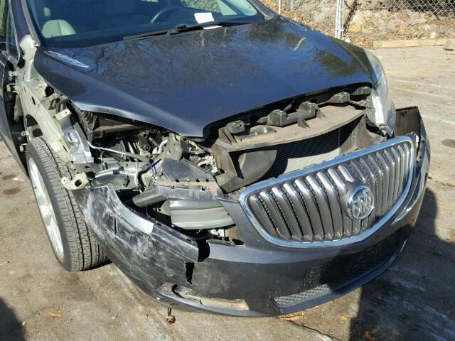 1G4PP5SK7D4130633 - 2013 BUICK VERANO GRAY photo 9