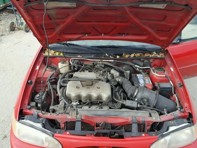 3FAFP13P61R121028 - 2001 FORD ESCORT RED photo 7