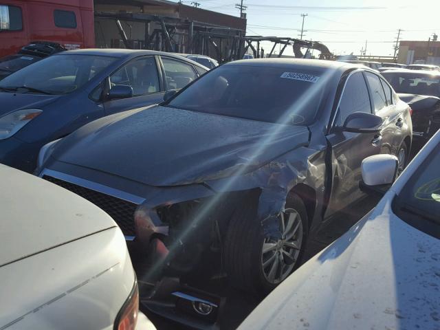 JN1CV7AP8HM641813 - 2017 INFINITI Q50 BASE Сірий фото 2