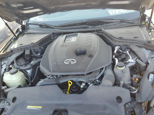 JN1CV7AP8HM641813 - 2017 INFINITI Q50 BASE Сірий фото 7