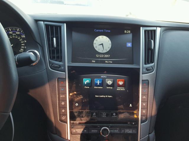 JN1CV7AP8HM641813 - 2017 INFINITI Q50 BASE Сірий фото 9