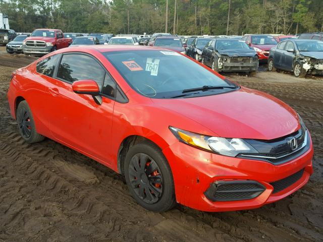 2HGFG3B59EH511761 - 2014 HONDA CIVIC LX RED photo 1