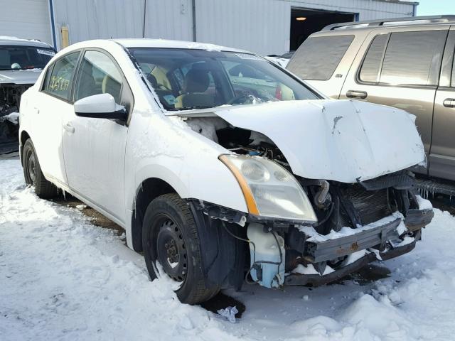 3N1AB61E17L678512 - 2007 NISSAN SENTRA 2.0 WHITE photo 1