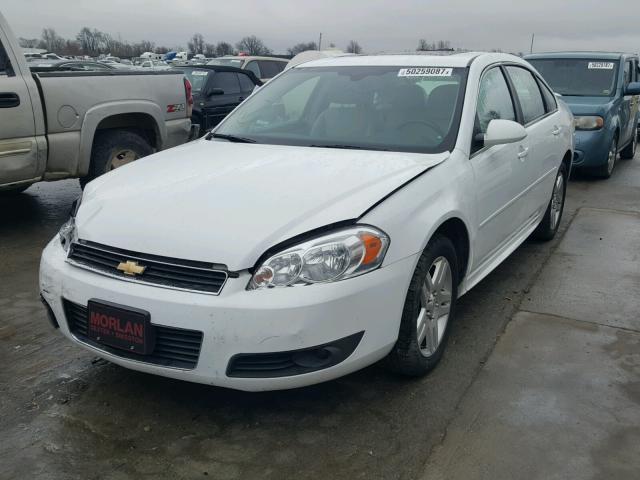 2G1WG5EK4B1322122 - 2011 CHEVROLET IMPALA LT WHITE photo 2