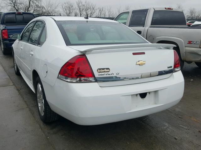 2G1WG5EK4B1322122 - 2011 CHEVROLET IMPALA LT WHITE photo 3