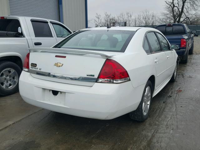 2G1WG5EK4B1322122 - 2011 CHEVROLET IMPALA LT WHITE photo 4