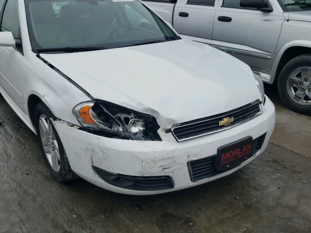 2G1WG5EK4B1322122 - 2011 CHEVROLET IMPALA LT WHITE photo 9