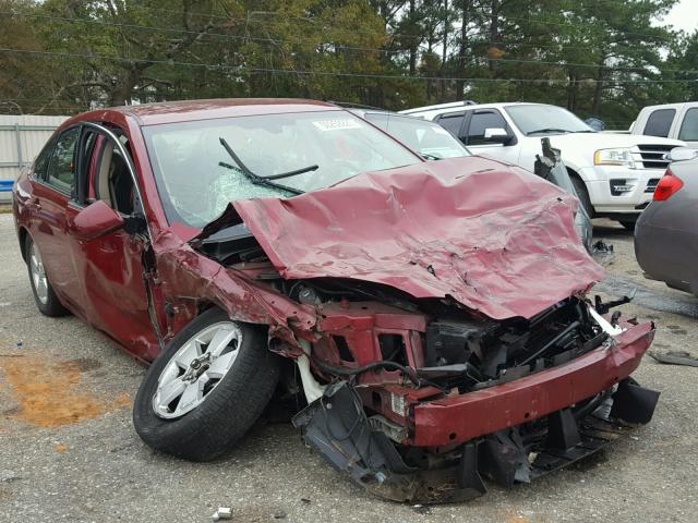 2G1WT58KX89159297 - 2008 CHEVROLET IMPALA LT RED photo 1