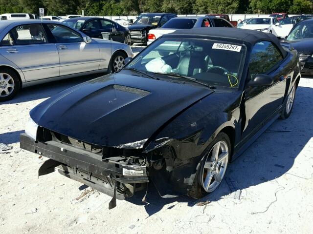 1FAFP45XXYF164888 - 2000 FORD MUSTANG GT BLACK photo 2