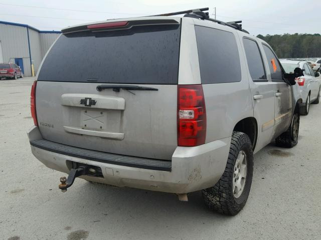 1GNEK13037J101532 - 2007 CHEVROLET TAHOE K150 GRAY photo 4