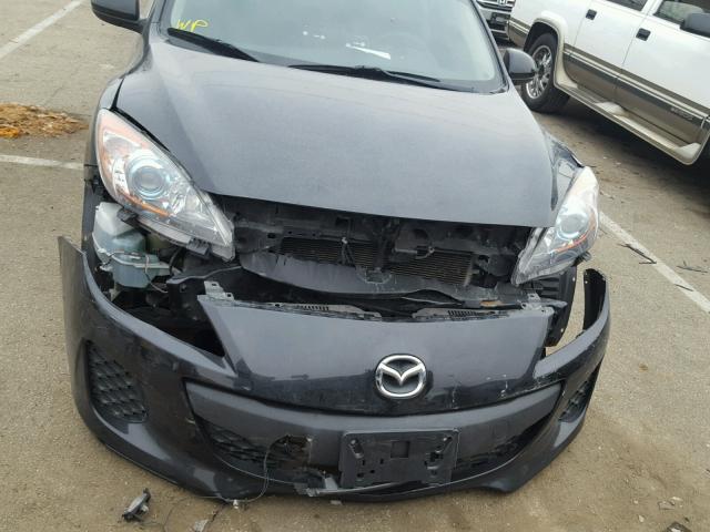 JM1BL1V77C1629202 - 2012 MAZDA 3 I BLACK photo 10