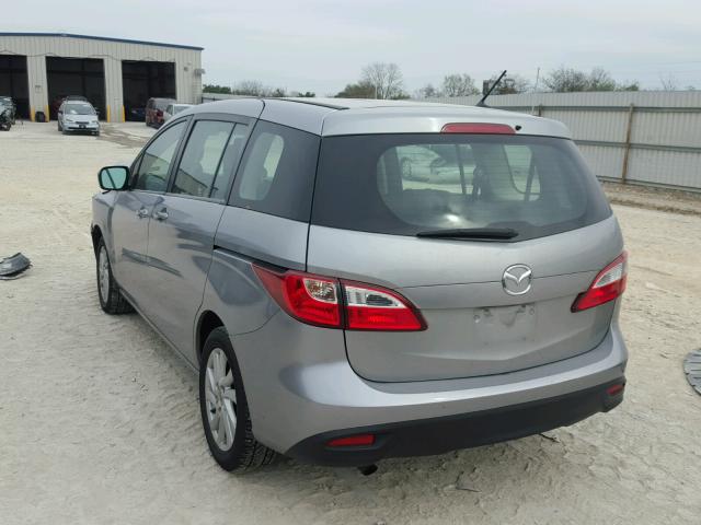 JM1CW2BLXC0111481 - 2012 MAZDA 5 GRAY photo 3