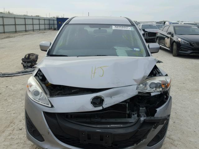 JM1CW2BLXC0111481 - 2012 MAZDA 5 GRAY photo 7