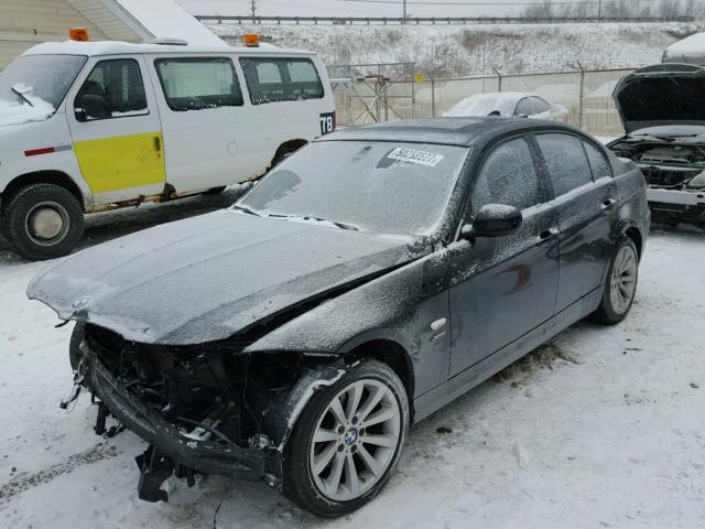 WBAPK7C54BA819600 - 2011 BMW 328 XI BLACK photo 2